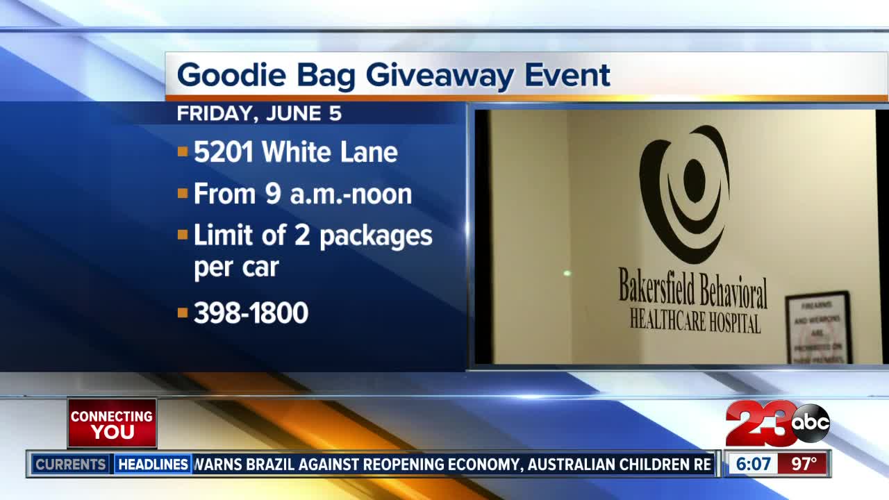 BBHH hosting Drive-up Goodie Bag Give Away