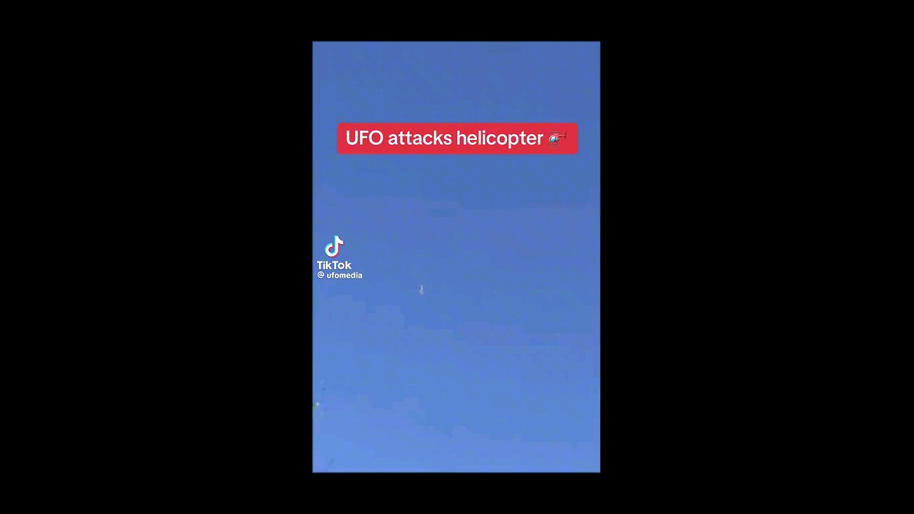 UFO attacks helicopter