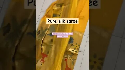 pure silk saree#sareefashion #fashion