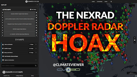 ClimateViewer: The NEXRAD Doppler Radar HOAX Exposed! Part 1