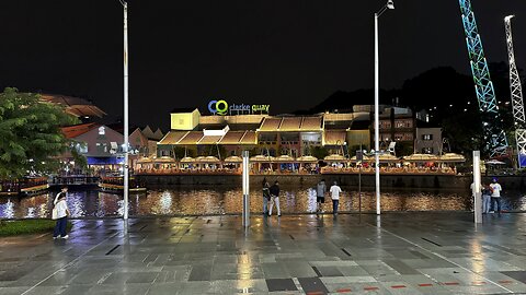 A beautiful evening at #ClarkeQuay #Singapore