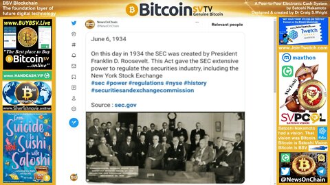 SirToshi's News: On This Day The SEC Was Created