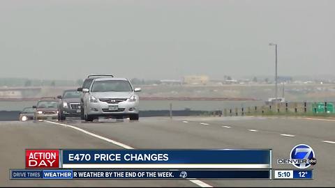 E470 license plate tolling prices up