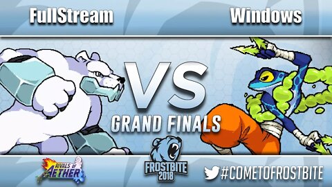 PG | Fullstream (Etalus) vs. AF| Windows (Ranno, Wrastor) - RoA Grand Final - Frostbite 2018