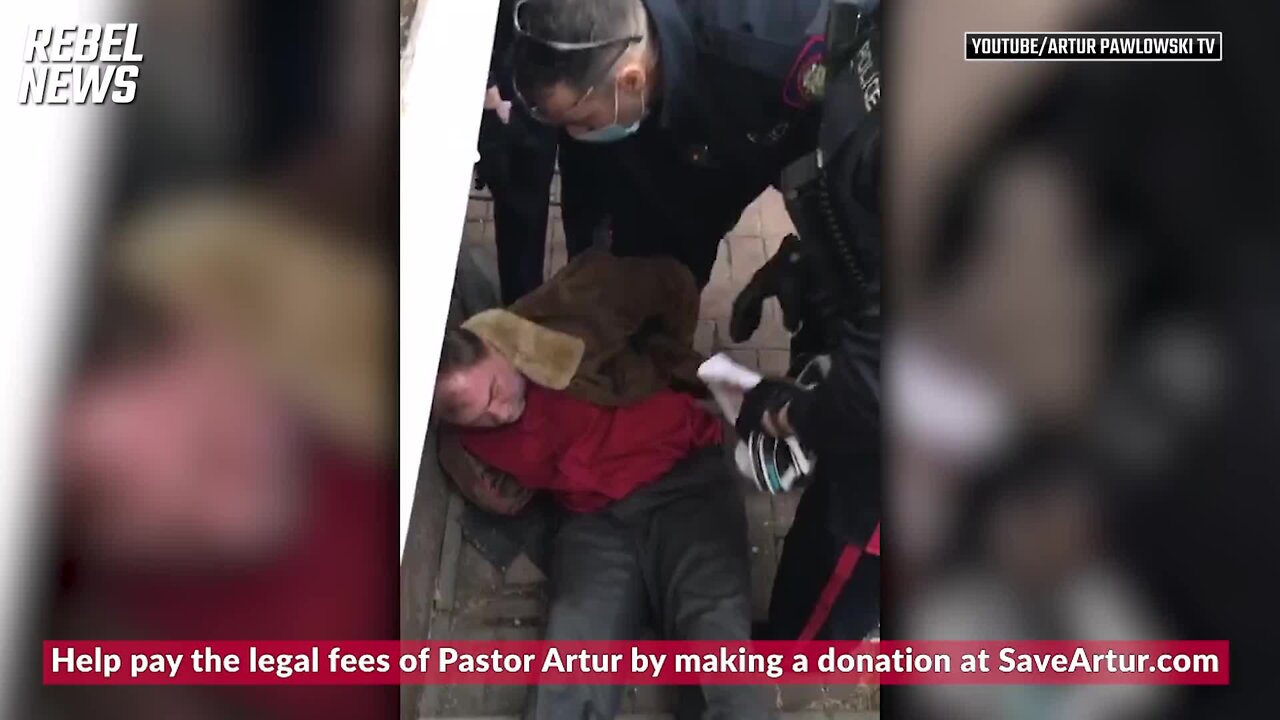 RAW: Pastor Artur Pawlowski Arrested AGAIN At Home By Undercover Police