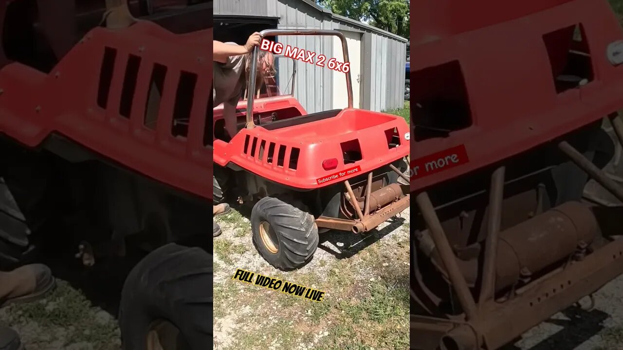 Will it start??? Big MAX 2 6X6 #2stroke #6x6 #kohler #70s #willitrun #foryou