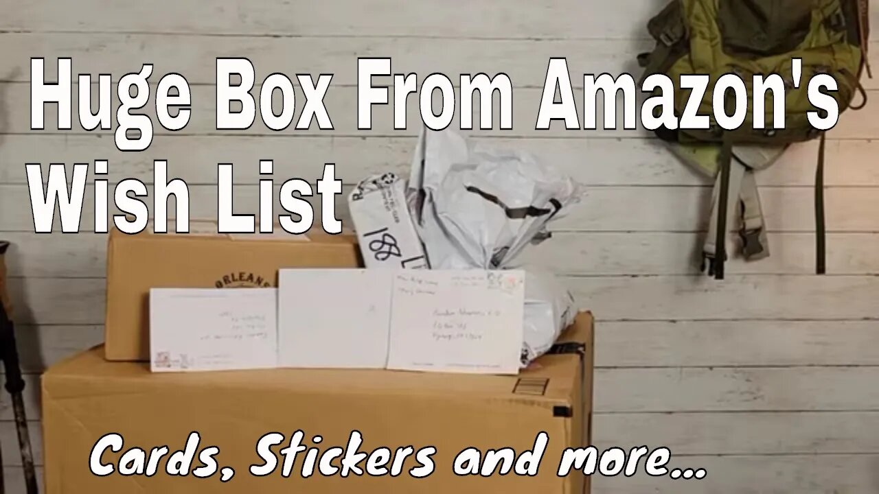 Mail Monday / December 19 / Huge Box from Amazon Wish List