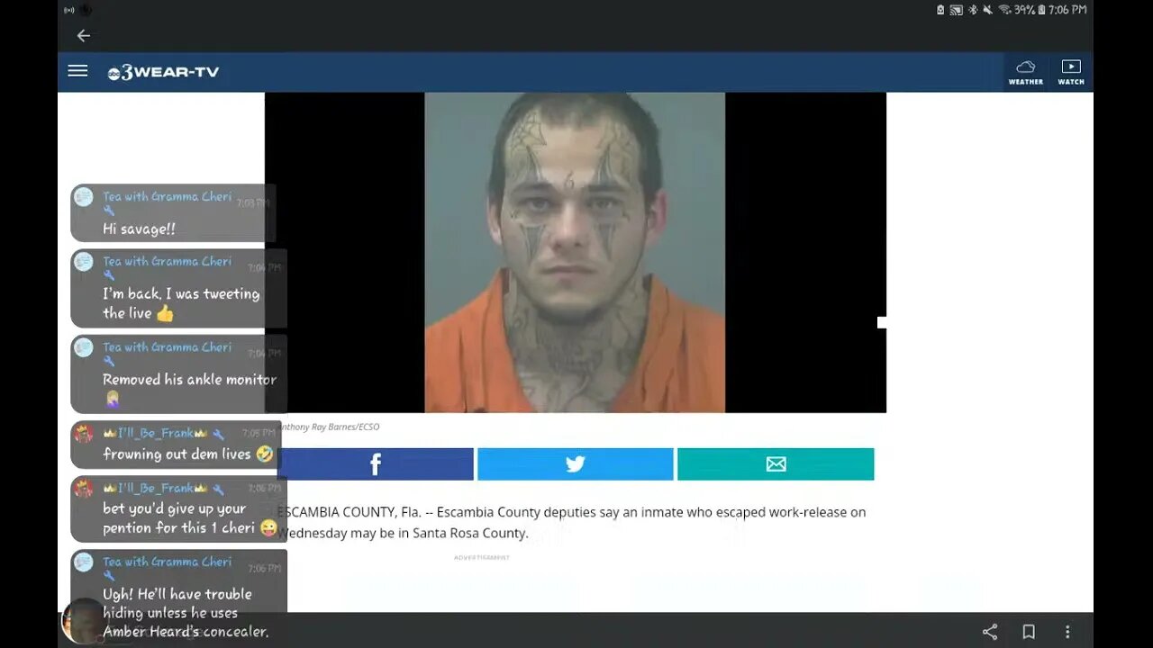 Another One... | Escambia County FL Work Release Escape