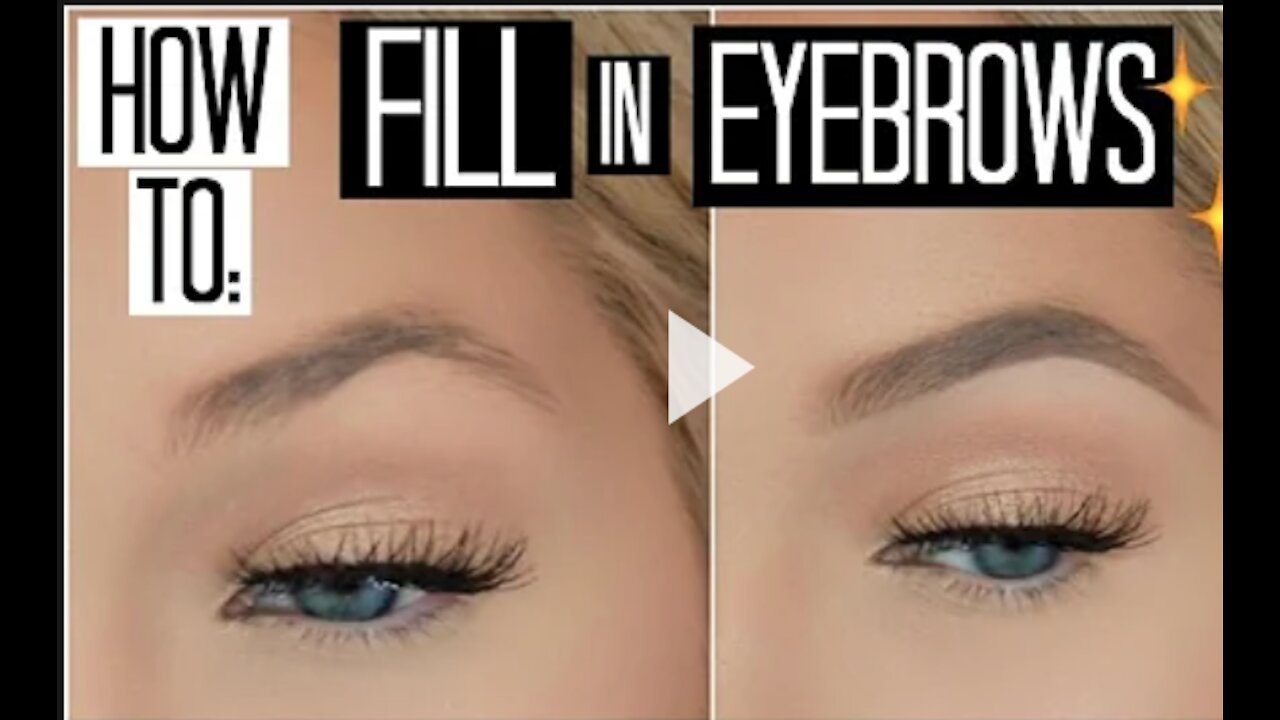 How to Fill in Your Eyebrows for Beginners | How to Shape your Eyebrows with Makeup