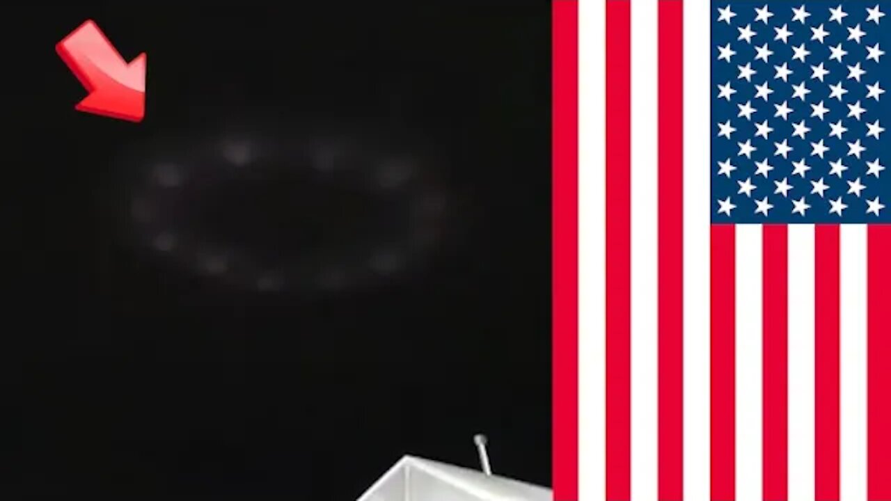 Sighting of an invisible saucer-shaped UFO over the U.S. in the middle of the night [Space]