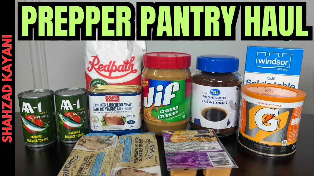 Prepper Pantry Haul