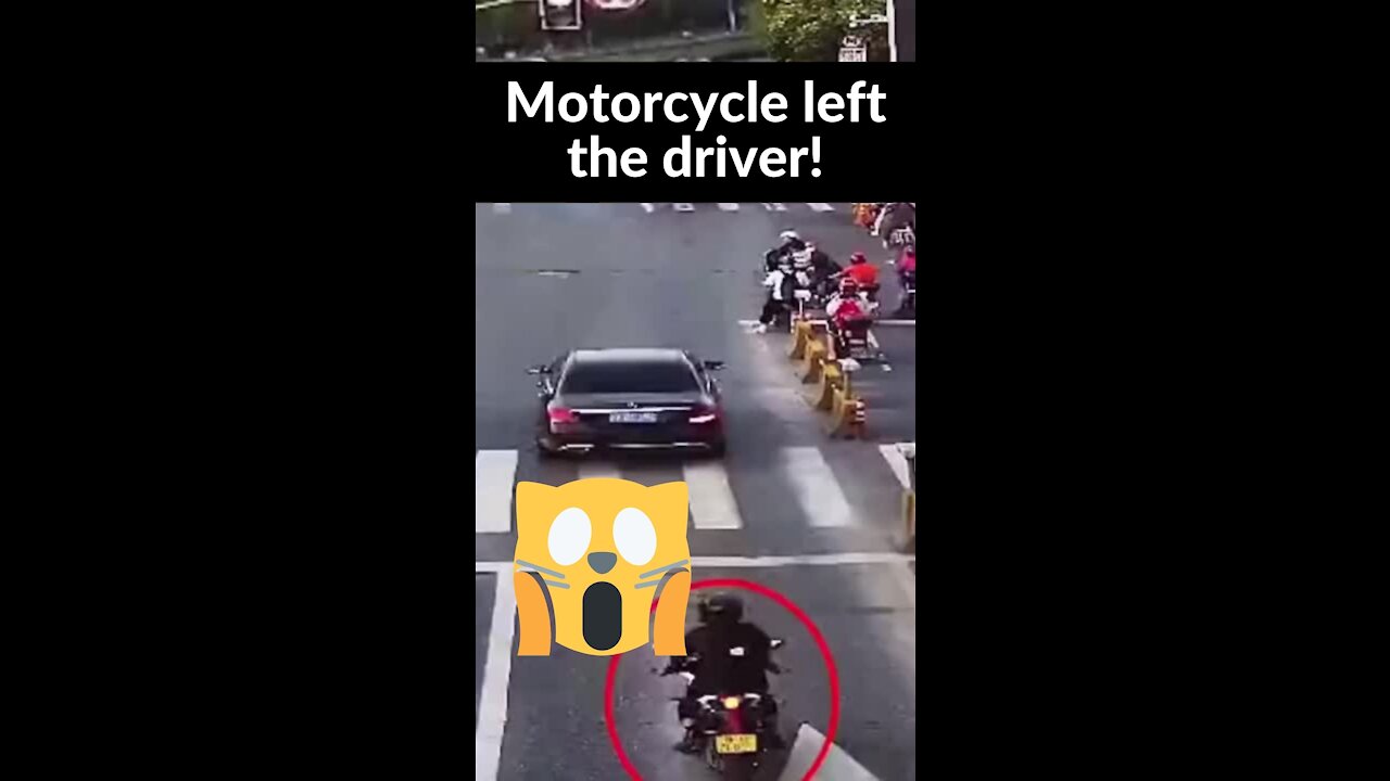 WHEN A MOTORCYCLE LEFT THE DRIVER!