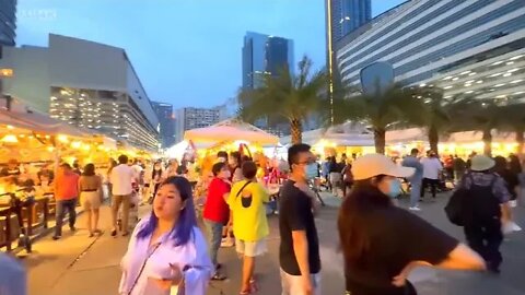 【🇹🇭 4K】The Best Night Market in Bangkok Thailand 2022 Jodd Fairs Pha Ram 9 !!! 14