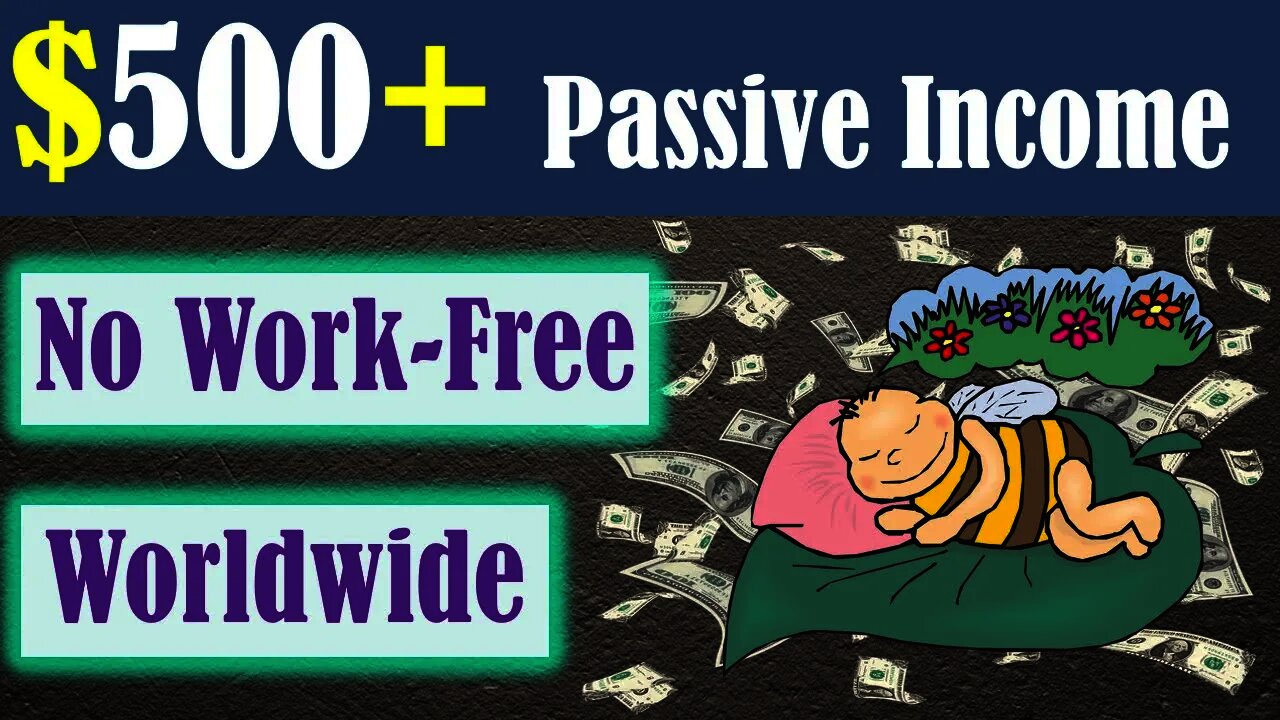 Earn $500 From Home Automatically, Make Money Online For Free, Passive Income, Monday Money