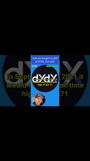 If you bought $1,000 of DYDX Today 😮 What could it be worth?