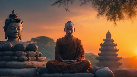 MEDITATION MUSIC - Buddhist Temple Calm Sounds - Illuminate Your Inner Vision