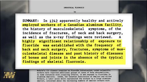 EXPERT ATTORNEY EXPOSES DECADES OF FLUORIDE HARMS