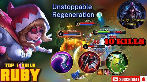 EXPERT WINGMAN | UNBELIEVABLE RUBY'S REGENERATION | MOBILE LEGENDS BANG BANG