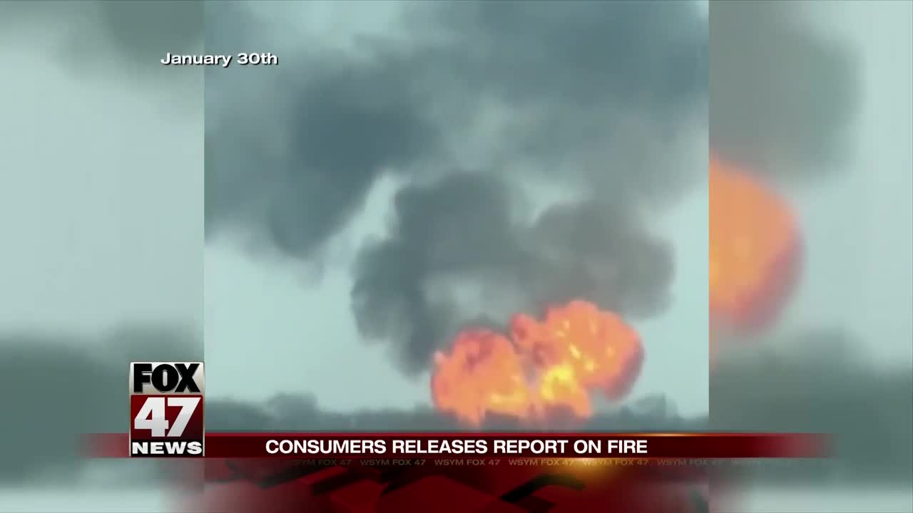 Consumers releases statement on reason behind January fire