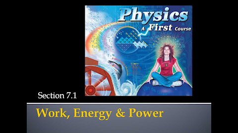 Conceptual Physics Section 7.1