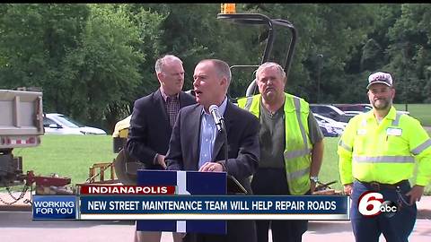 Indy's newest street crew will make road improvements year-round to help curb winter potholes