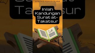 KEUTAMAAN SURAT AT-TAKATSUR