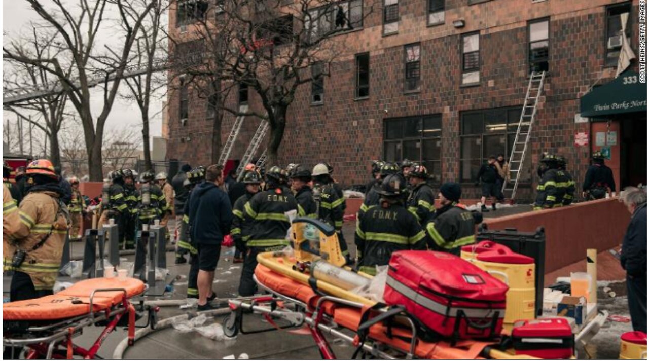 Bronx apartment building fire leaves 19 people dead , including 9 children