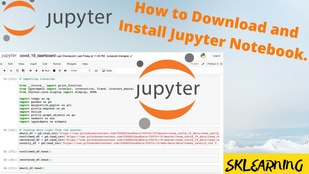 How to Download and Install Jupyter Notebook.