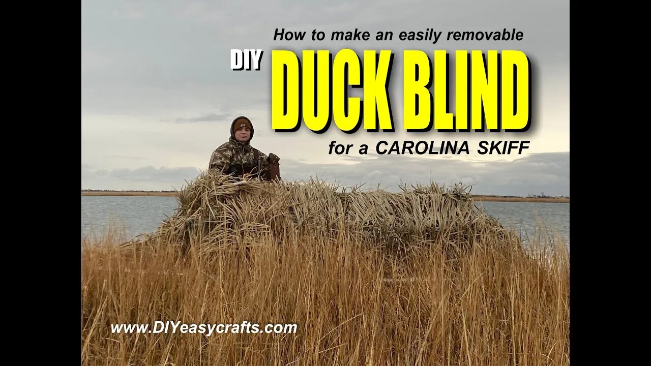 How to make a Removable Duck Blind for a Carolina Skiff