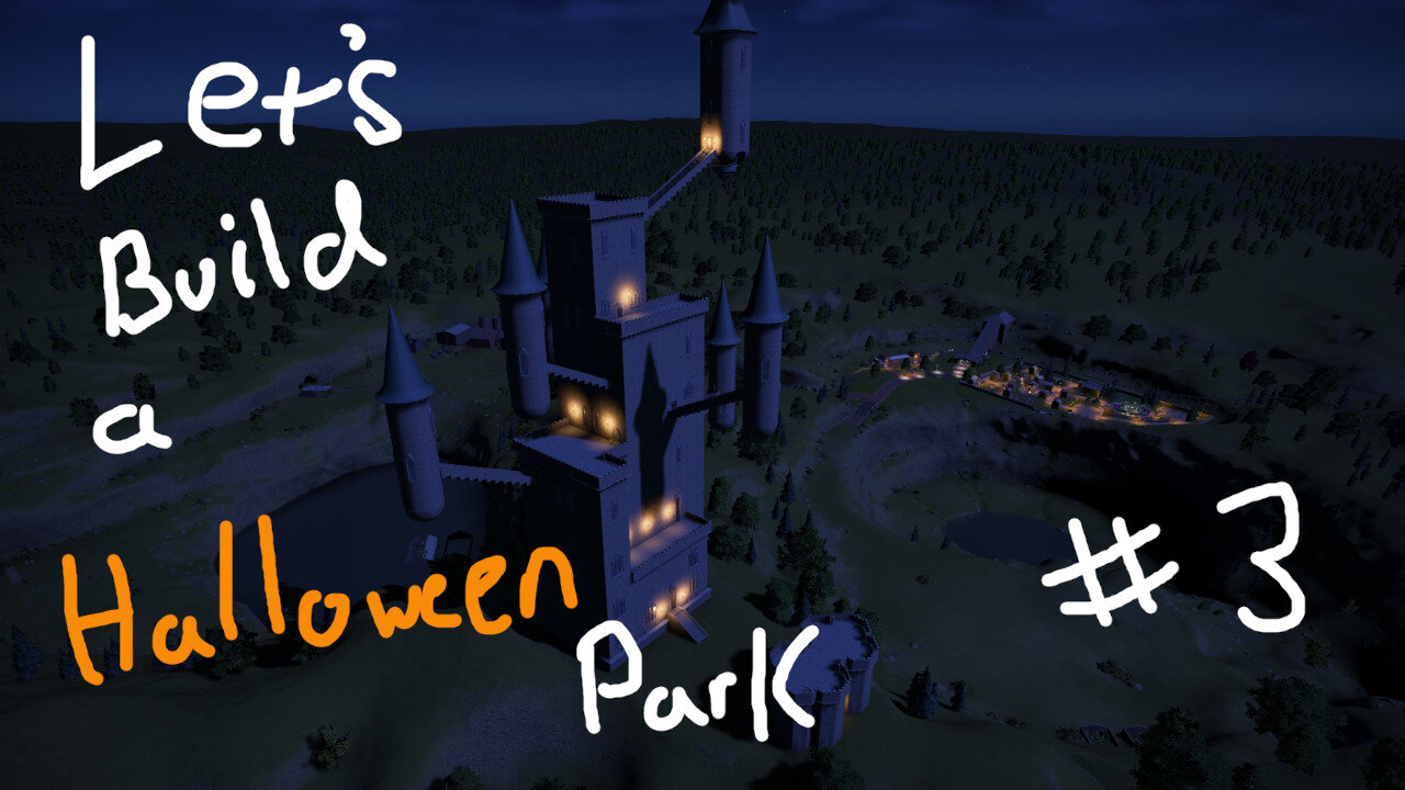 Let's build a Halloween Park #3 (Planet Coaster)