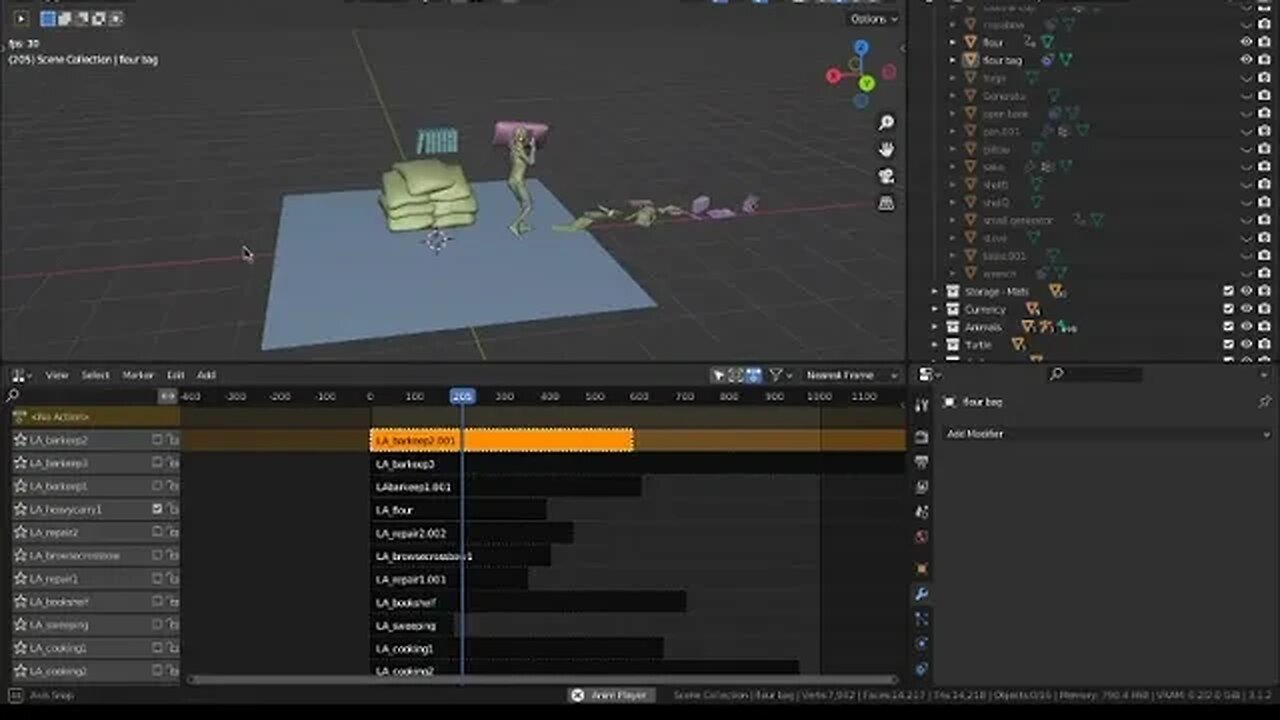 LITA: Resource Carry Animation