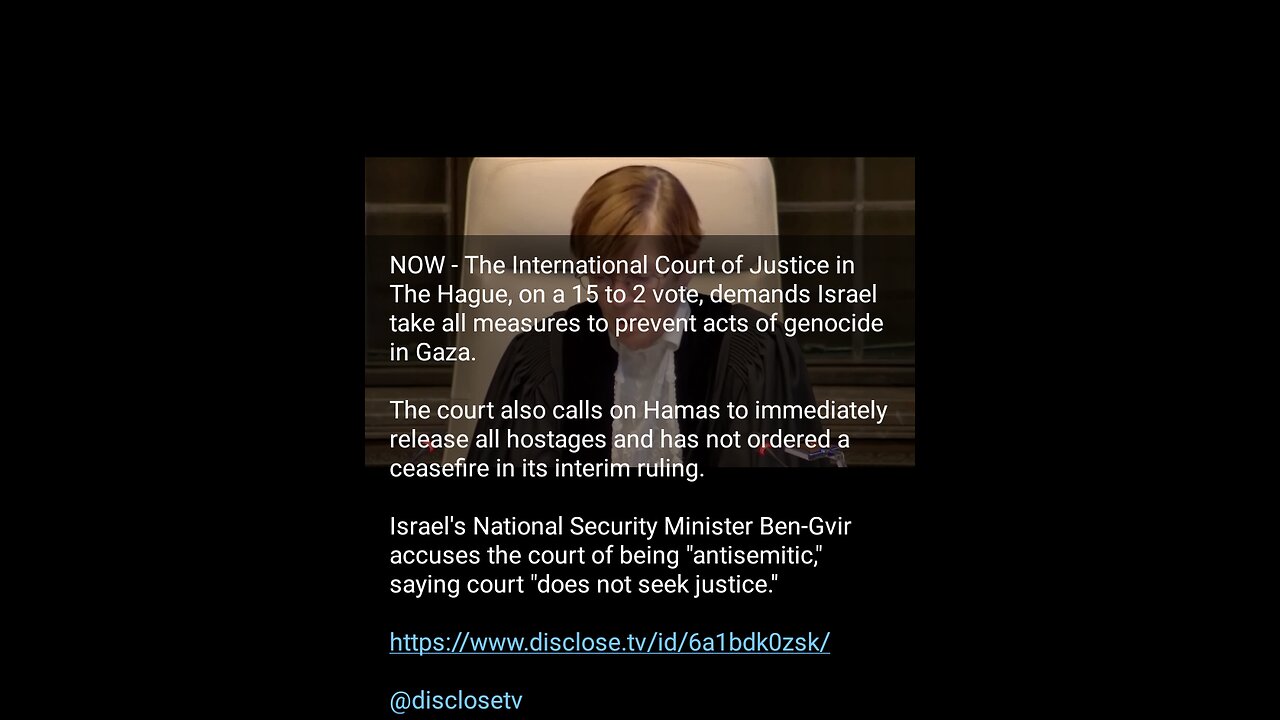 News Shorts: International Court Ruling on Gaza