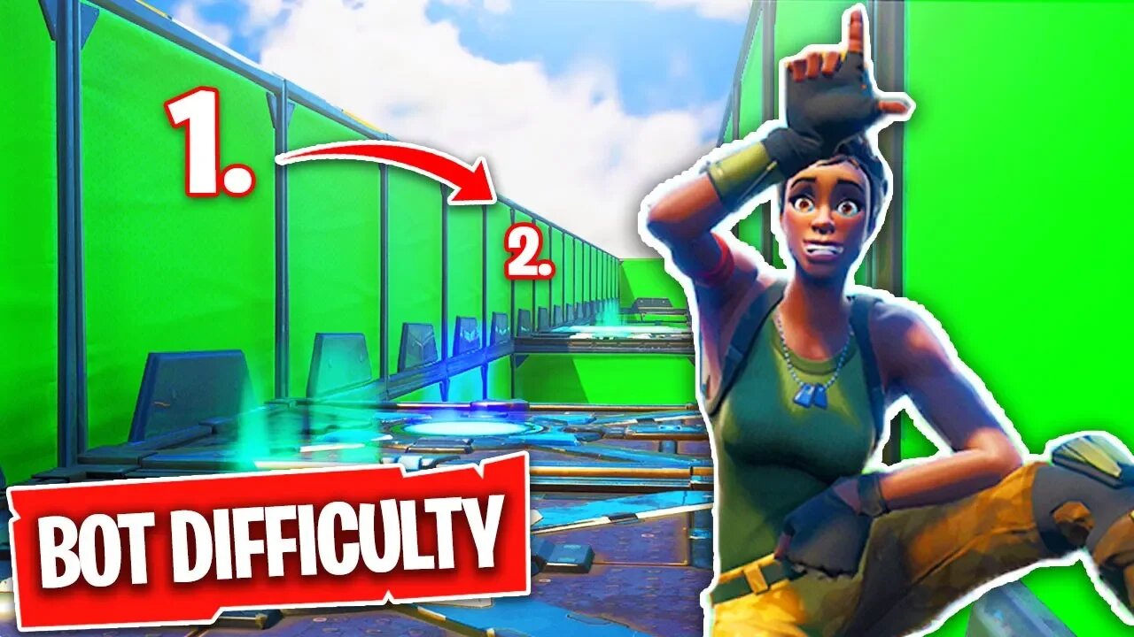 The Default Deathrun Made for REAL BOTS! (Fortnite Creative Mode)