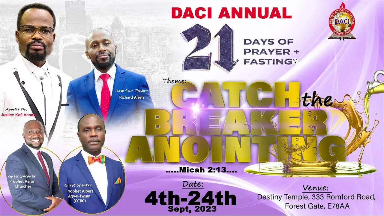 21 DAYS FASTING & PRAYER