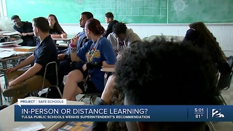 TPS Superintendent talks recommended options for a possible return to classrooms