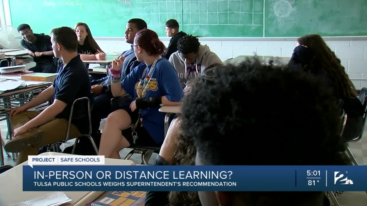 TPS Superintendent talks recommended options for a possible return to classrooms