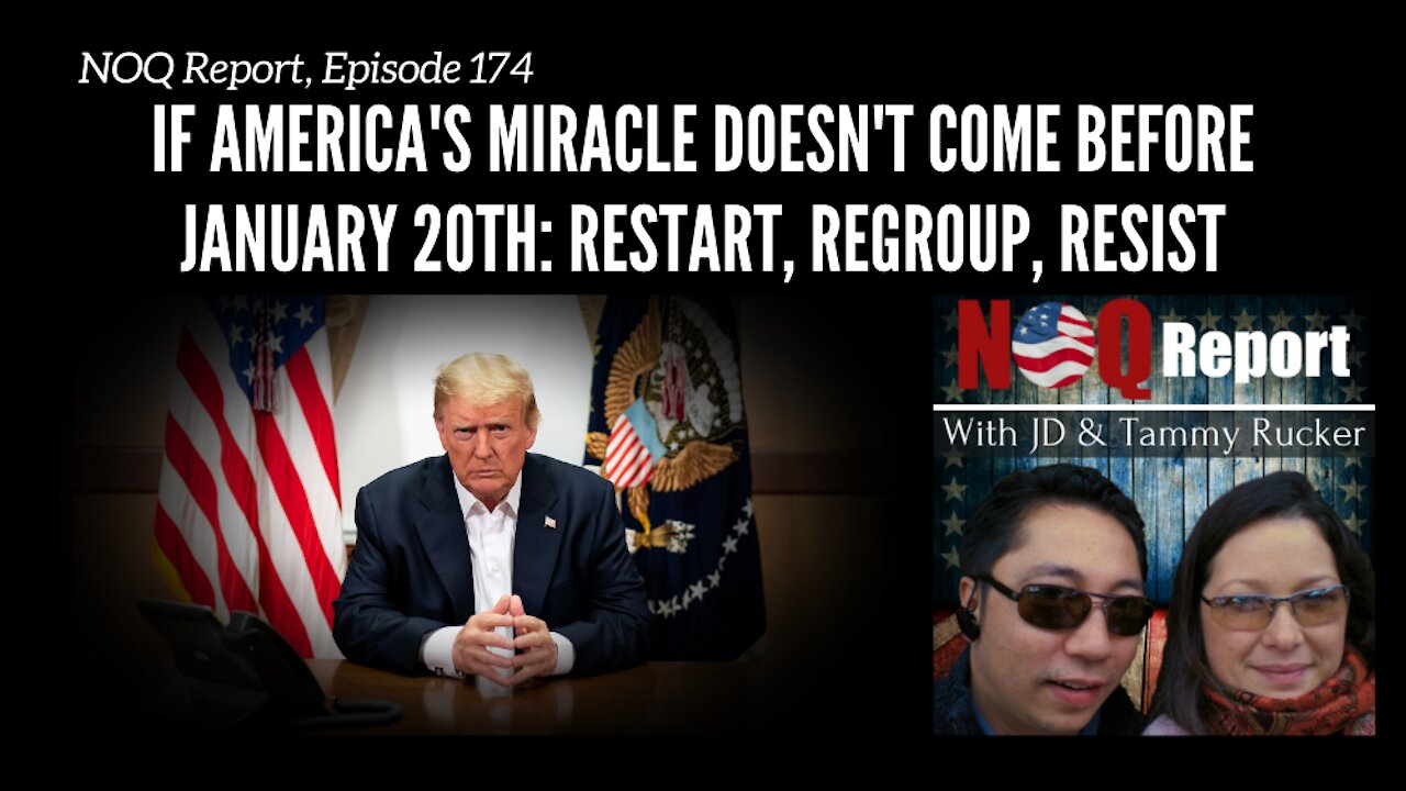 If America's miracle doesn't come before January 20th: Restart, regroup, resist