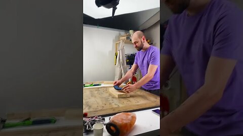 Backstage for "He made massage sandals out of the entrance mat!? 🤯🩴"
