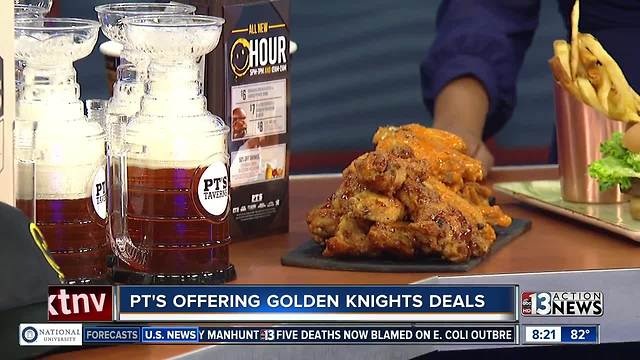 PT's Entertainment offering Golden Knights deals