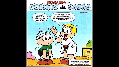 Franjinha em-Bolhas de sabão | Gibis do Rapha 2