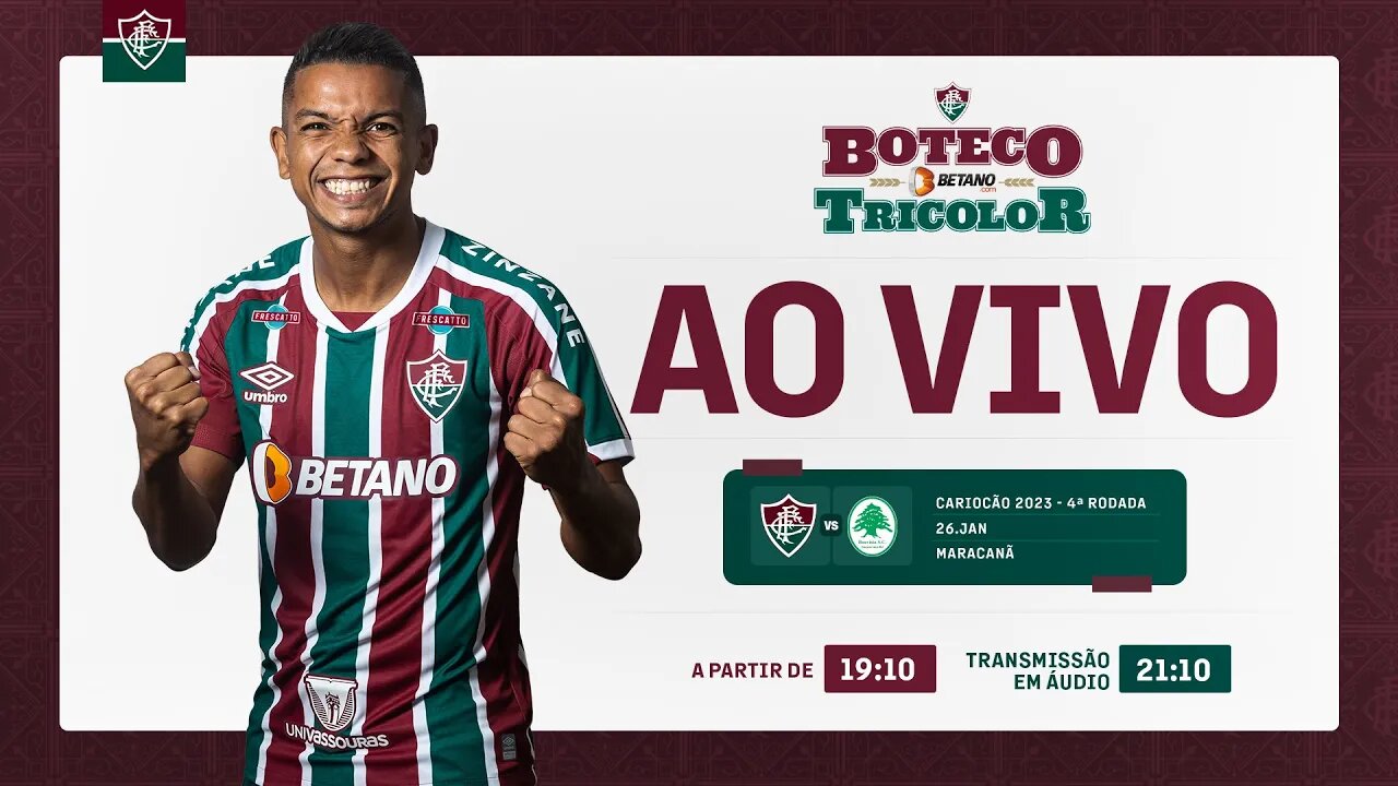 AO VIVO - FLUMINENSE X BOAVISTA | CARIOCÃO 2023