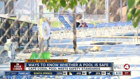 FOX 4 goes over DOH inspection sheet for public pool safety
