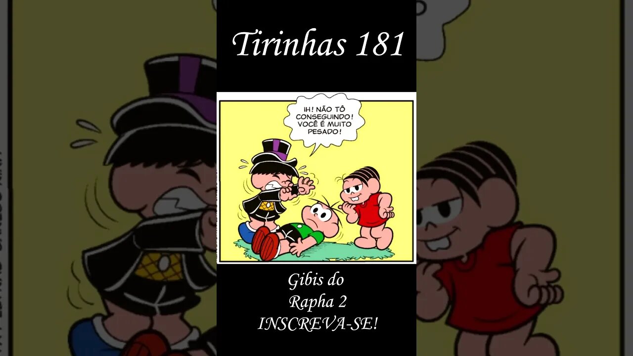 Tirinhas da Turma da Mônica nº 181 | Gibis do Rapha 2