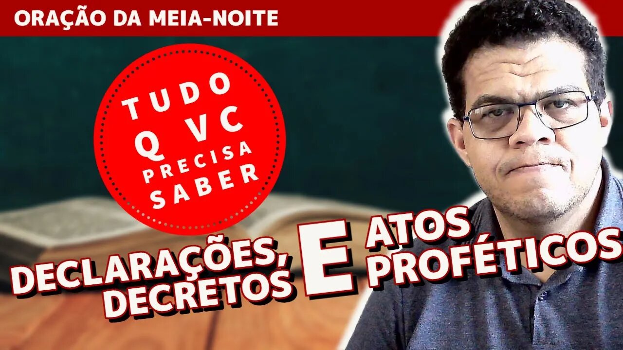 🔴 ORAÇÃO DA MEIA-NOITE- 12 DE DEZEMBRO Pr Miquéias Tiago #ep304