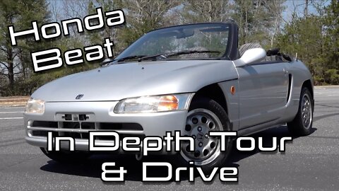 1991 Honda Beat: Start Up, Test Drive & In Depth Tour