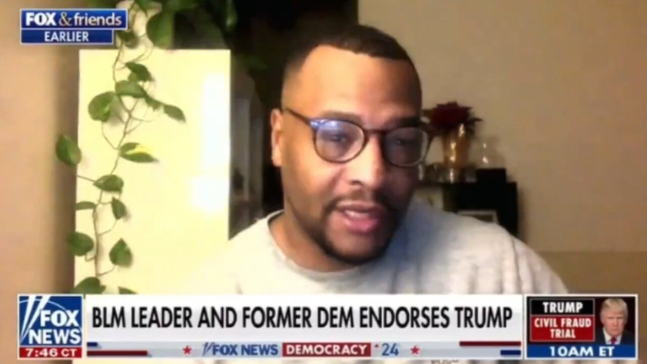 Black Lives Matter Leader Leaves The Democrat Plantation, Endorses Trump