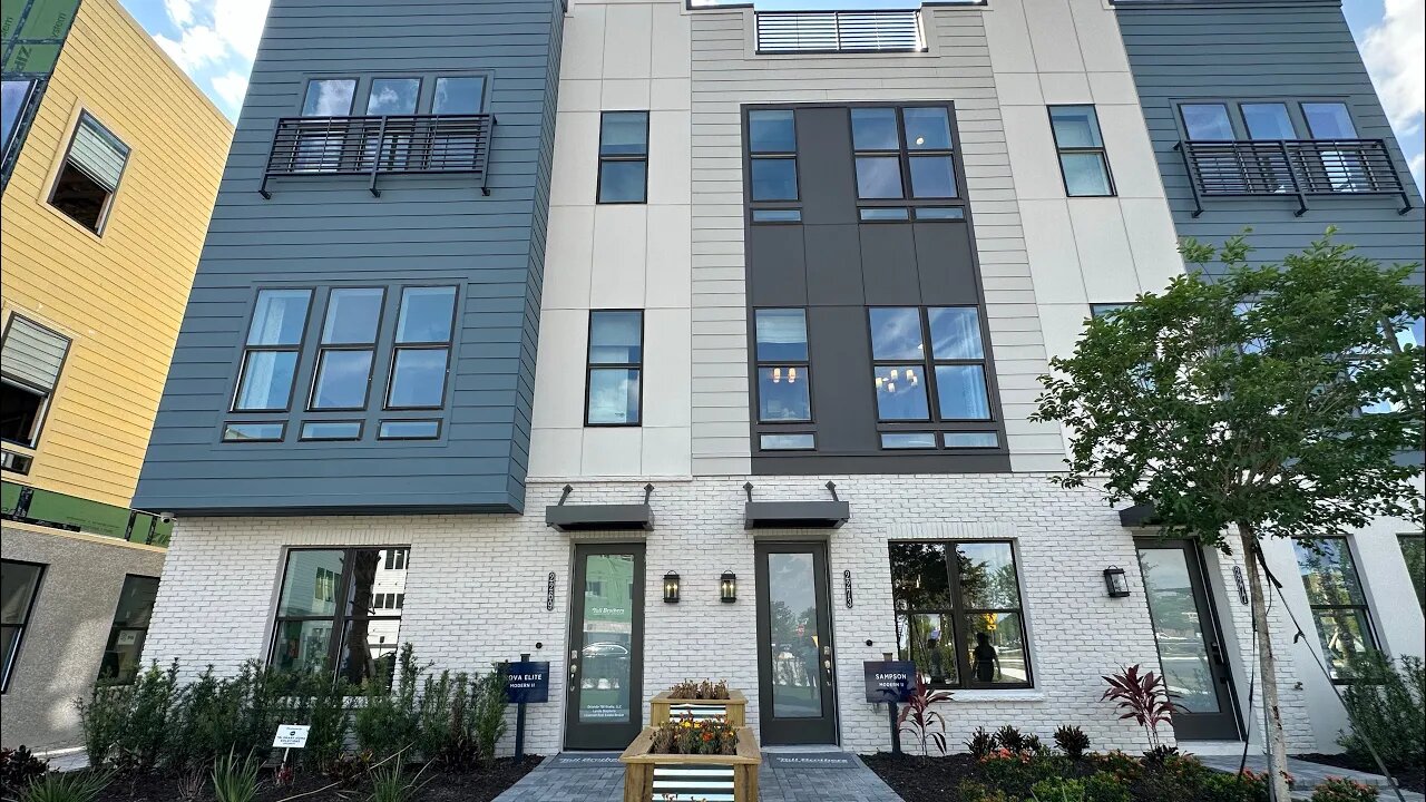 The Brix at The Packing District/ 😍beautiful new construction townhomes in Orlando, FL ☀️32804