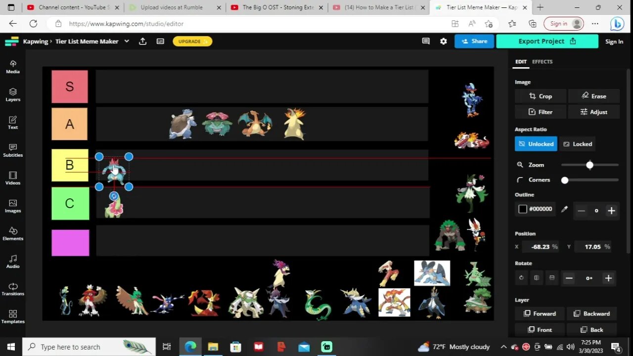 Pokemon Starter Tier List.