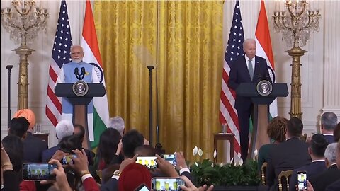 Indian pm Narendra Modi & Us President Joe Biden
