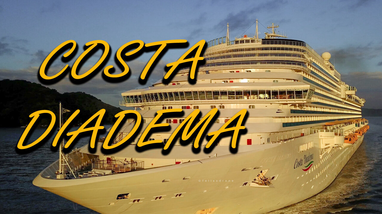 The cruise ship "Costa Fascinosa'' - City of Santos - Brazil